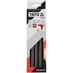 Wkłady klejowe Yato 11 mm x 200 mm brązowe 5 szt. YT-82439