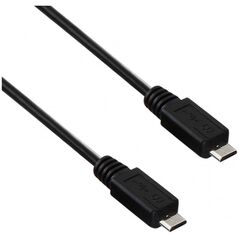 Kabel USB Akyga microUSB - microUSB 0.6 m Czarny (AK-USB-17)