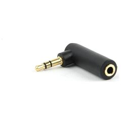 Adapter AV Gembird Jack 3.5mm - Jack 3.5mm czarny (A-3.5M-3.5FL)