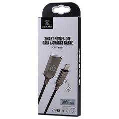 Kabel USB Usams USB-A - Lightning 1.9 m Czarny (IPYSUSB201)