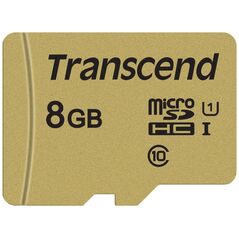 Karta Transcend 500S MicroSDHC 8 GB Class 10 UHS-I/U1 V30 (TS8GUSD500S)
