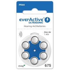 EverActive Bateria do aparatów słuchowych PR44 6 szt.