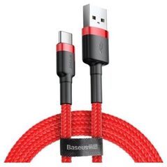 Kabel USB Baseus USB-A - USB-C 2 m Czerwony (CATKLF-C09)