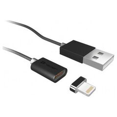 Kabel USB Tracer USB-A - Lightning 1 m Czarny (TRAKBK46274)