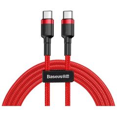 Kabel USB Baseus USB-C - USB-C 1 m Czerwony (CATKLF-G09)