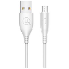 Kabel USB Usams USB-A - microUSB 1 m Biały (SJ268USB02)