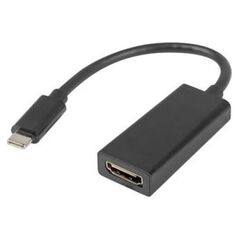 Adapter USB Lanberg USB-C - HDMI Czarny  (AD-UC-HD-01)