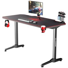 Biurko Ultradesk Frag Czerwone 140 cmx60 cm