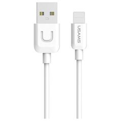Kabel USB Usams USB-A - Lightning 1 m Biały (IPUSBXD02)