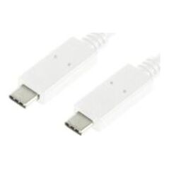Kabel USB LogiLink USB-C - USB-C 1 m Biały (CU0131)