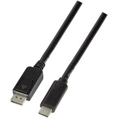 Kabel USB LogiLink USB-C - USB-C 1.8 m Czarny (UA0335)