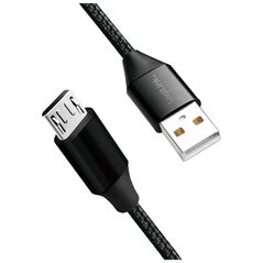 Kabel USB LogiLink USB-A - microUSB 0.3 m Czarny (CU0143)
