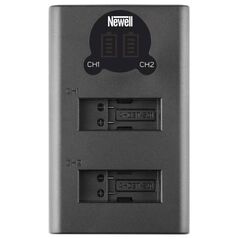Ładowarka do aparatu Newell Ładowarka dwukanałowa Newell DL-USB-C do akumulatorów AABAT-001