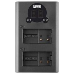 Ładowarka do aparatu Newell Ładowarka dwukanałowa Newell DL-USB-C do akumulatorów DMW-BLF19
