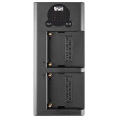 Ładowarka do aparatu Newell Ładowarka dwukanałowa Newell DL-USB-C do akumulatorów NP-F550/770/970