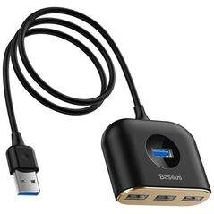 HUB USB Baseus Square 4x USB-A 3.0 (CAHUB-AY01)