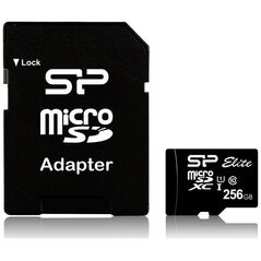 Karta Silicon Power Elite MicroSDXC 256 GB Class 10 UHS-I/U1  (SP256GBSTXBU1V10SP)