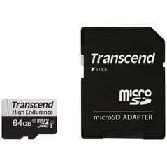 Karta Transcend 350V MicroSDXC 64 GB Class 10 UHS-I/U1  (TS64GUSD350V)