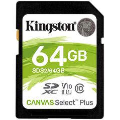 Karta Kingston Canvas Select Plus SDXC 64 GB Class 10 UHS-I/U1 V10 (SDS2/64GB)