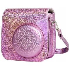 Pokrowiec LoveInstant Futerał Etui Pokrowiec Do Fujifilm Instax Mini 9 8 / Różowy Błysk