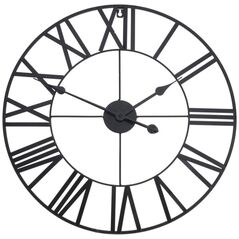 Segnale zegar ścienny metalowy duży Retro Loft 57 cm uniwersalny