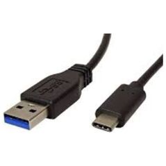Kabel USB Neutralle USB-A - USB-C 0.5 m Czarny