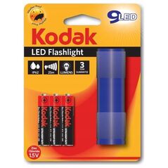 Latarka Kodak Mini Latarka Ręczna Kodak 9 Led Ip62 25m + 3x Aaa - Niebieska