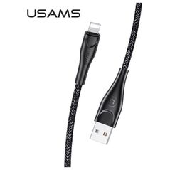Kabel USB Usams USB-A - Lightning 1 m Czarny (63788-uniw)