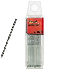 Wiertło Teng Tools Wiertło kręte krótkie 2,5 mm (10 szt.) DBX025