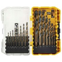 Wiertło Dewalt do metalu HSS walcowe 1,5 2 4,5 4 5 1 3 2,5 3,5 6 10 12 8 9mm zestaw (DT70729-QZ)