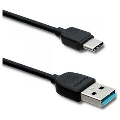 Kabel USB Qoltec USB-A - USB-C 1.2 m Czarny (50391)