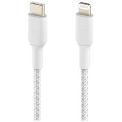 Kabel USB Belkin USB-C - Lightning 2 m Biały (CAA004bt2MWH)