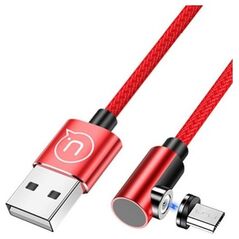 Kabel USB Usams USB-A - microUSB 1 m Czerwony (63291)
