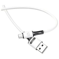 Kabel USB Usams USB-A - microUSB 1 m Biały (69869-uniw)