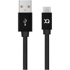 Kabel USB Xqisit USB-A - USB-C 1.8 m Czarny (112200)