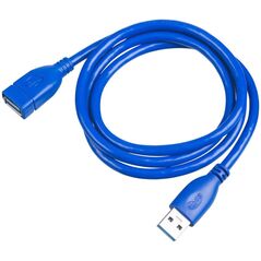 Kabel USB Akyga USB-A - USB-A 1 m Niebieski (AK-USB-28)