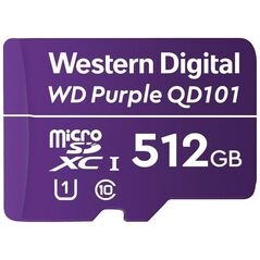 Karta WD Purple MicroSDXC 512 GB Class 10 UHS-I/U1  (WDD512G1P0C)