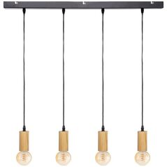 Lampa wisząca Atmosphera Brązowa lampa wisząca Ays 80 cm