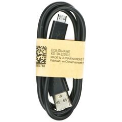 Kabel USB Cabletech USB-A - microUSB 1 m Czarny