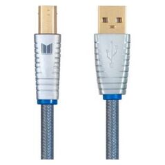 Kabel USB Monoprice USB-A - USB-B 1 m Srebrny