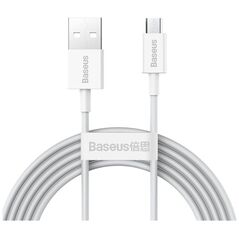 Kabel USB Baseus USB-A - microUSB 2 m Biały (BSU2825WHT)