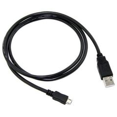 Kabel USB C-Tech USB-A - microUSB 1 m Czarny (CB-USB2M-10B)