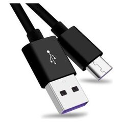 Kabel USB PremiumCord USB-A - USB-C 1 m Czarny (ku31cp1bk)