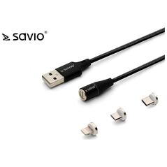 Adapter USB Savio Czarny  (1_790988)