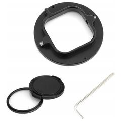 Puluz Zestaw 3w1 Adapter Filtr Uv Dekielek 52mm Do Gopro Hero 9 Black