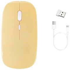 Mysz Strado Bluetooth + Radio (Żółta)