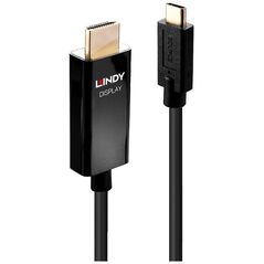 Kabel USB Lindy USB-C - HDMI 1 m Czarny (43291)