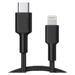 Kabel USB Aukey USB-C - Lightning 1.2 m Czarny (CB-CL02)