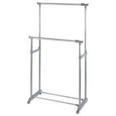 Wenko wieszak na ubrania Twin Bars 65-163 x 98-168 cm stal nierdzewna chromowana