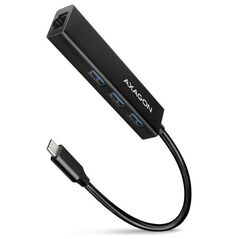 HUB USB Axagon 1x RJ-45  + 3x USB-A 3.2 Gen1 (HMC-GL3A)